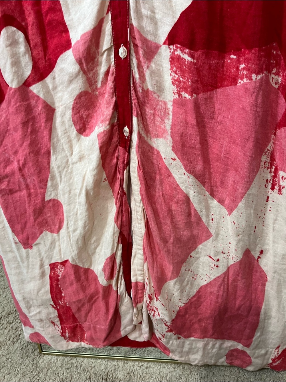 The Mona Linen Shirt Dress by Anthropologie - Picture 9 of 12